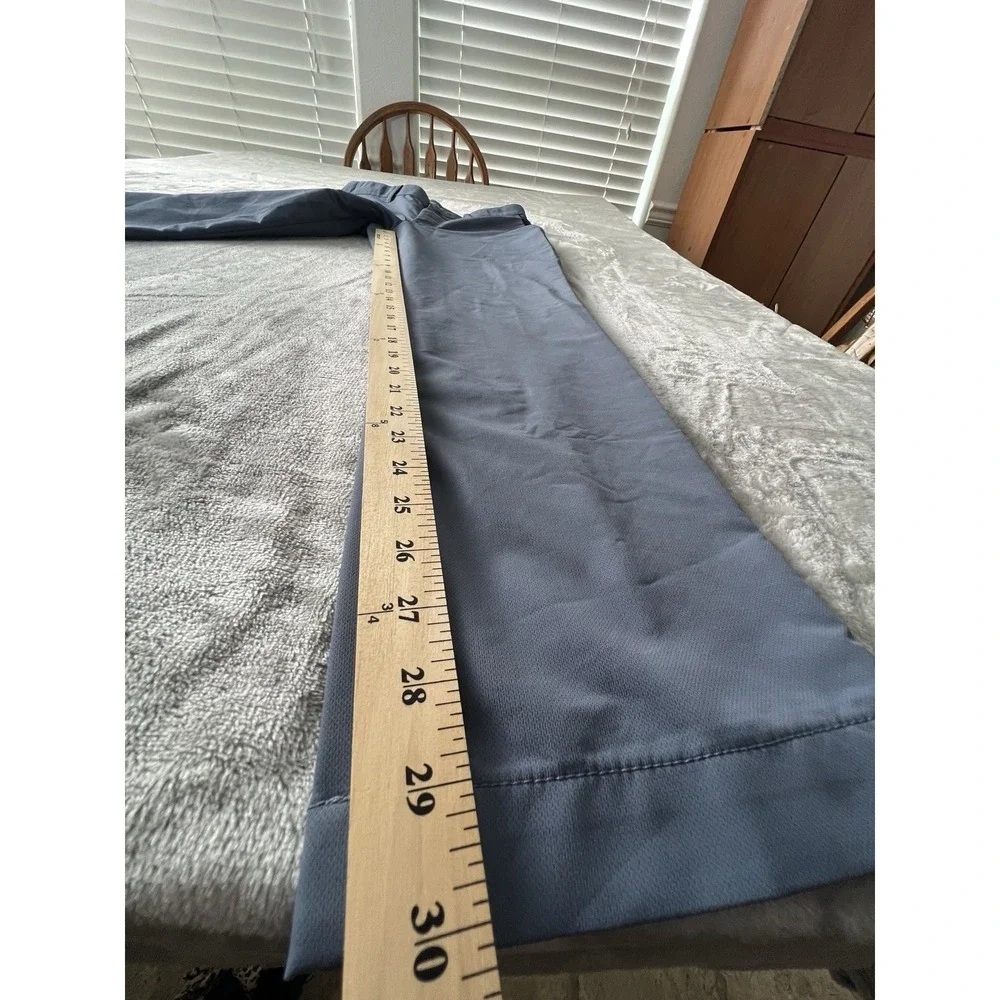 Banana Republic Mens Pants 32x32 Blue Performance Flat Front Stretch Casual
